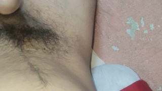Calentando polla dura