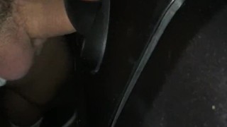 Fucking a Car Door Handle ** it Felt GREAT **