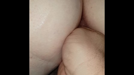 Trying to fist my slut wifes tight dripping pussy, shes begging for more