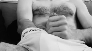 Aesthetic teaser of hot student boy masturbating and teasing himself