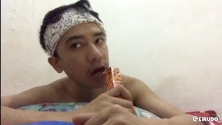 Sucking Chocolate on Valentine's Day