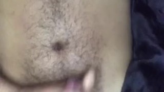 Beating my hard meat until I CUM ON MYSELF
