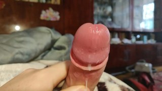 Thick dick cumshot