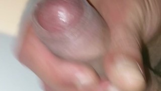 Huge White Sticky Cumload Big Cock , inked muscle boy