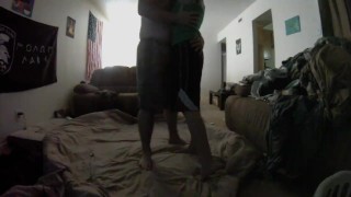 Teen has sex in living room while parents are out