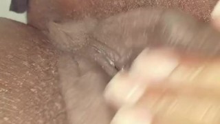 Playing with my throbbing pussy