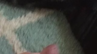 Jerking small cock