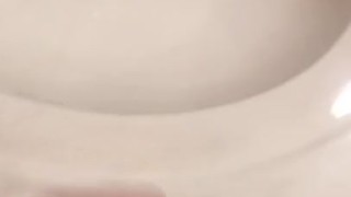 Playing with my dick through my shorts to underwear and cumming