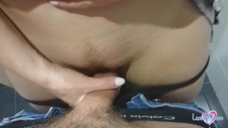 Cumming in My Panties and Pull Them Up During Dinner Party