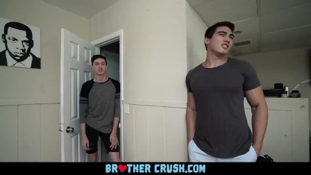 BrotherCrush - Twink Younger Step Brother Gets His Asshole Penetrated