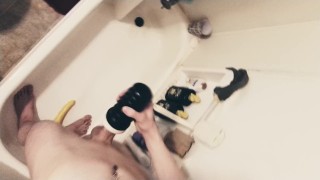 Shower Dildo and Fleshjack