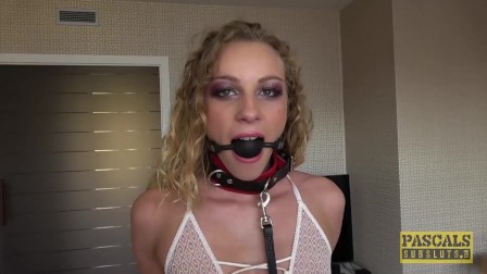 PASCALSSUBSLUTS - Nympho Angel Emily throated with BDSM cock
