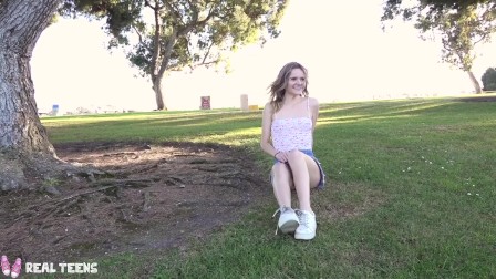 Real teens - Addee Kate's tight teen pussy gets fucked POV style
