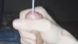 Masturbating