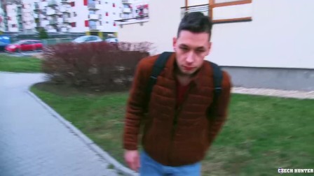 CZECH HUNTER 407 -  Fit Hunk Gets Good Money To Suck & Fuck So He Can Make His Dream Move