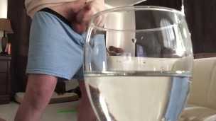 Horny Guy Moans & Drinks His Own Cum! Multiple Male Orgasms