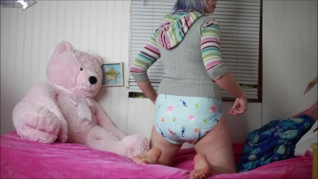 Forsite under the sea diaper review part 2~ see me wear and wet them!