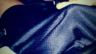 Freeballing, cumming through shorts, prostate orgasm