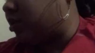 Smoking with RED LIPS ( yes I argued with my ex)