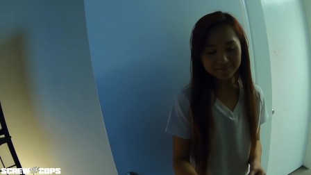Screw the Cops - asian babe Jade Kush POV sex with cop
