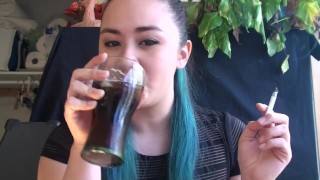 Chain Smoking Sexy with MissDee Nicotine
