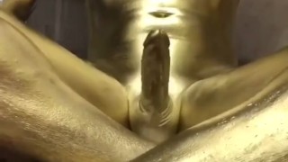 Gold Oscar Cumshot
