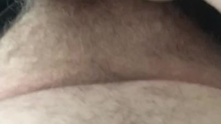 Teen talks dirty and blows a massive load