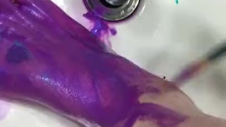 I painted my foot