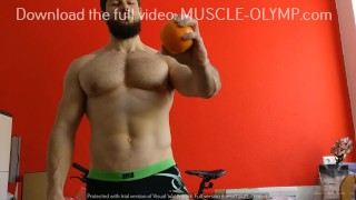 Alpha Musclegod Crushing Oranges! Vol. 01(Trailer 1)