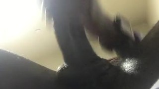 Laying in bed horny