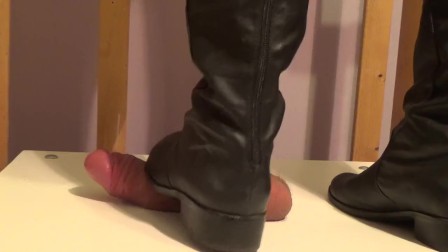 Hard boots cock crush trample
