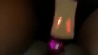Horny girl Makes herself cum hard 