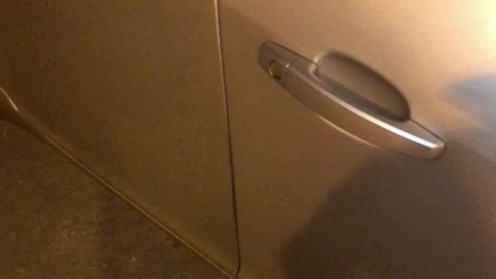 FUCKING a CAR DOOR Handle REALLY HARD ** it Felt AMAZING **