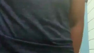 Malay gay boy public toilet jerk off