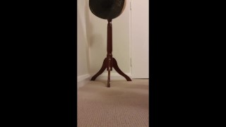 Naughty Girl Pees Under a Vase and Puts the Vase Back ;)
