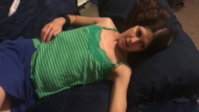 400px x 225px - Hot amateur MILF laying on bed and giving blowjob with facial POV CIM Porn  Videos - Tube8