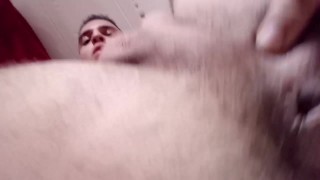 OPENING MY HOLE, WAITING FOR YOU HARD COCK TO SLIDE IN