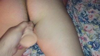 Enjoying the delights of a raven-haired rose in all 3 of her eager hot holes