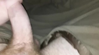 Playing with my dick before bed