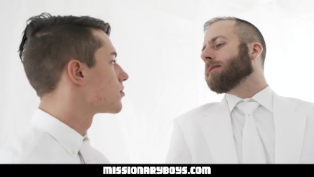 MissionaryBoys - Handsome Missionary Boy Cums In A Priest’s Mouth