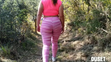I fucked big ass girl in nature
