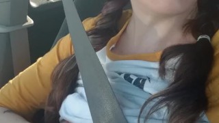 Masturbating While On A Drive...Dropped My Phone At The End, Sorry xx