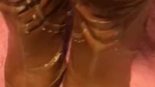 Cumming on boots