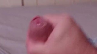 Solo masturbation cumshot