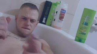 Touching my hard cock