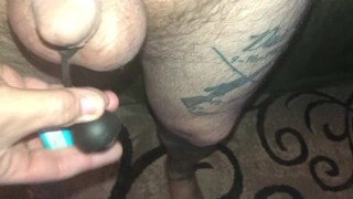Little lace dick being stretched