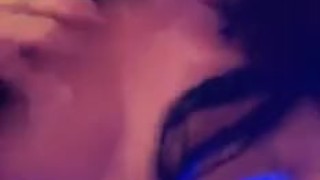 Fingering My Butthole at the Tanning Salon