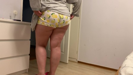 Bbw amateur big ass, I gat so Hony looking at my own recoding, she thick