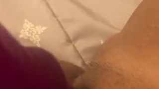 Playing with my pretty pussy with my toybbb b. Bb