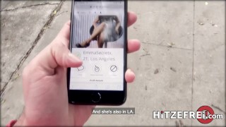 HITZEFREI Emma meets a guy from a German dating app